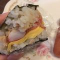 きーゆーさん's cooksnap of when they made 子ども大好き具材！具だくさんおにぎらず.