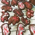 よもぎ母さん's cooksnap of when they made ハロウィン♪BATサクサクココアクッキー.