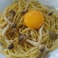 ayumama77's cooksnap of when they made なめ茸とツナの柚子胡椒パスタ.