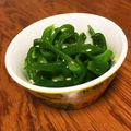碧のうみ's cooksnap of when they made 火を使わないで☆ピーマンの簡単ナムル.