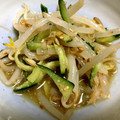 エルルン's cooksnap of when they made 超簡単 もやしとキュウリの和え物.