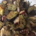 ダサコ's cooksnap of when they made 簡単★たことナスのガーリック炒め.