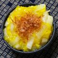 nosso's cooksnap of when they made 白菜大量消費にも！めんつゆで簡単！白菜丼.
