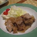 ぽぽたんこぶ's cooksnap of when they made がっつり・豚肉のしょうが焼（味噌）.