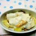 賢くんママ's cooksnap of when they made ポテサラとオイルサーディンのチーズ焼.