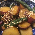 みんつ07's cooksnap of when they made 簡単*時短☺さつまいもの煮物.