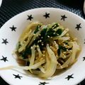 4double5's cooksnap of when they made 大量消費★レンジで簡単なもやしのナムル.