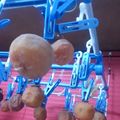 きなちゃん☆かわいい's cooksnap of when they made ピンチハンガーで手作り干し柿☆.