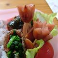 さか子's cooksnap of when they made キャラ弁❤チューリップソーセージฺ.