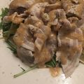 yurietti's cooksnap of when they made 【簡単サラダ】豆腐と水菜の豚しゃぶサラダ.