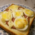 大魔女's cooksnap of when they made 朝食に☆ゆで卵の玉葱とろ〜りトースト♪.