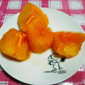♥まる's cooksnap of when they made 硬い柿のヘタとりと皮剥き♪ˇ◡ˇ.