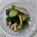 イチゴ、イチゴ。's cooksnap of when they made 夏から秋！アジきゅうり油揚げの酢の物.