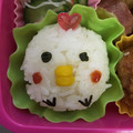チキン南蛮9's cooksnap of when they made 簡単☆キャラ弁 にわとり v（°∇°）v.