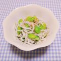 まあまま☆0403's cooksnap of when they made 釜揚げしらすと枝豆のナムル★.