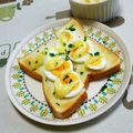 ネコかえる's cooksnap of when they made マヨネーズ好きのタマゴパン♡.