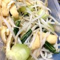 ソウくんママ's cooksnap of when they made チンゲン菜もやし油揚げ酒風味塩胡椒炒め.