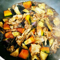 つぶしん's cooksnap of when they made 茄子とかぼちゃの野菜たっぷり酢豚風炒め.