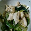 クックCLS1W9☆'s cooksnap of when they made 簡単☆小松菜と鶏むね肉のオイスター炒め☆.