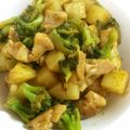 ジュニアsweet☆'s cooksnap of when they made 鶏肉とブロッコリー☆新じゃがのカレー炒め.