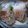 かき氷's cooksnap of when they made ✿鮭＆大葉✿おにぎり.