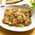 komutatata's cooksnap of when they made 挽肉とトマトのコンソメパスタ.