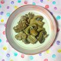 チェックのミニくま's cooksnap of when they made 鯖缶とマッシュルームの白ワイン煮.