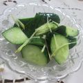 miyuki12's cooksnap of when they made 生姜がピリッ！さっぱり胡瓜の浅漬け.