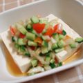 べるり's cooksnap of when they made ☆野菜たっぷり！！あっさり冷奴☆.