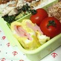 キョク's cooksnap of when they made お弁当に♪ハムチー卵焼き.