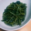 桜月❀咲良mommy's cooksnap of when they made 空芯菜（くうしんさい）の炒め物.