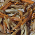 猫好き一家's cooksnap of when they made お弁当用に冷凍☆きんぴらごぼう.