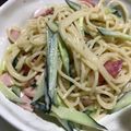 今日もニコッ☆'s cooksnap of when they made 和風サラスパ.