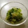 ☆すぬぴっぴ☆'s cooksnap of when they made 夏のもう一品に！レタスの外葉のおひたし！.