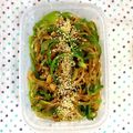 ぽちこ（マイ）'s cooksnap of when they made 生マロニーの無限ピーマン（電子レンジ）.