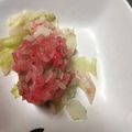 kita★mayu's cooksnap of when they made おめでたい！紅白　もち米シュウマイ.