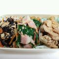 まきょび⭐'s cooksnap of when they made 春菊とベーコンのバター醤油炒め.
