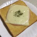 すづな❥❥'s cooksnap of when they made Ｇバター醤油♪ハムチートースト.