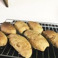 ゆかりのキッチン's cooksnap of when they made 不思議食感オレンジピールと胡桃の胚芽パン.