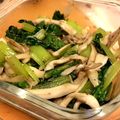 mfmf508's cooksnap of when they made 小松菜と舞茸の塩レモンソテー.