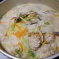 kaz～kaz～⭐'s cooksnap of when they made あったまる♡鶏肉団子と白菜のミルクスープ.