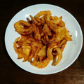 宝美空's cooksnap of when they made 新玉ねぎのソースかき揚げ天丼.