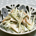 QPはにー's cooksnap of when they made さつま揚げときゅうりのサラダ.
