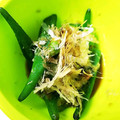 ユーロン's cooksnap of when they made オクラのわさび和え.