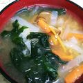 ユーロン's cooksnap of when they made 野菜たっぷり白菜と人参なめこのお味噌汁.