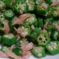 叶空ママ's cooksnap of when they made 簡単！オクラのツナ醤油和え.