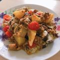 chise124's cooksnap of when they made じゃがいもと茄子のチーズ焼き.