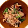 mokomokomokotan's cooksnap of when they made レンジで4分！茄子のおかか梅ぽん酢.