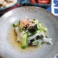 ＴＯＭＯＷＡＴ's cooksnap of when they made 胡瓜とワカメの酢の物.