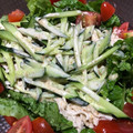 今日もニコッ☆'s cooksnap of when they made ちょいと小鉢に。鶏と胡瓜の棒々鶏風和え.